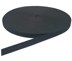 新品 Tianying ヘリンボーンリボン 綾テープ 無地綿 コットンテープ 1.0cm幅 コットンリボンテープ 持ち手テープ 綿綾テープ 服飾・手芸・包装・ペット用のリード【幅１cm×長さ45m】 (ブラック)