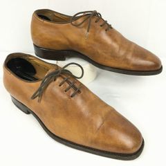 e0481 英国製 グレンソン footmaster プレーントゥ 6/D 茶 - メルカリ