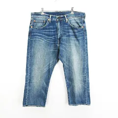リーバイス Levi's 505 28229-0002 デニム ジーンズ ボトムス クロップド ユーズド加工 ストレッチ 34 インディゴブルー ※EKM
