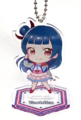 【中古】キーホルダー・マスコット(キャラクター) 津島善子 「セガコラボカフェ ラブライブ!サンシャイン!! The School Idol Movie Over the Rainbow スタンド付きアクリルキーホルダーVol.1」
