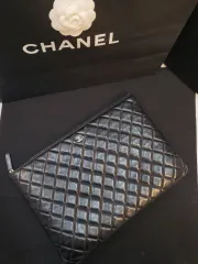 Chanel(シャネル) クラシック ラムスキン シルバー金具 ラージ クラッチ