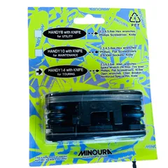【未使用】ミノウラ　HANDY14マルチツールwithKNIFE for Touring バイクツールのサムネイル