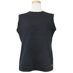 美品 THE NORTH FACE ザ ノースフェイス UV Tシャツ 23春夏 ブラック 黒 M ドライタッチ ノースリーブ トップス タンクトップ 無地 アウトドア スポーツ 紫外線対策 【レディース】