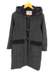 ハリスツイード Harris Tweed チェック柄 ダッフルコート メンズ のサムネイル