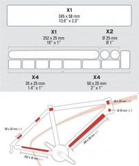 2607 SKIN ARMOR プロテクターシール マットクリア Lサイズ 自転車 サイクリング ZEFAL