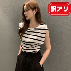 【訳あり】 ニット ノースリーブ ケープカラー トップス きれいめ 上品 春秋 レディース 韓国ファッション セレモニー イベント オフィス オフショル 可愛い [AZ007]