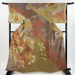 新品 「松井青々」作 極上縮緬地 附下げ・訪問着（正絹）未使用 新品 「松井青々」作 極上縮緬地 附下げ・訪問着（正絹）未使用