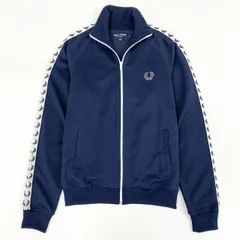 ★希少★フレッドペリー トラックジャケット 青 S ジャージ ポルトガル製 80s M】フレッドペリー刺繍トラックジャケットFred古着ジャージ