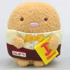 【中古】ぬいぐるみ とんかつ(ユニフォーム) てのりぬいぐるみ第2弾 「デニーズ×すみっコぐらし」 デニーズ店舗限定