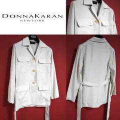 【希少/ベロアハンガー付き】DONNAKARAN NEWYORK シャツJKT