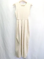 ◇ ⊂ ti. ALEFS ロング丈 ワンピース サイズM ベージュ レディース E  【1501230023337】