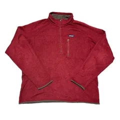★ハーフジップ★ベターセーター★　patagonia　パタゴニア フリース  赤 レッド XL