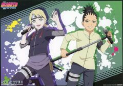 [중고] 머그컵·탕만 나라 사카다이 & 야마나카 이노진 종이제 런천 매트 [NARUTO-나루토-&BORUTO-볼트- NARUTO NEXT GENERATIONS×가라오케의 철인 Vol.2] 나르보르 가라오케 in 카라철 팩 플랜 특전