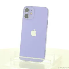 〔中古品〕 iPhone12 mini 256GB パープル MJQE3J／A SIMフリー【381】