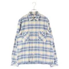 nonnative (ノンネイティブ) WORKER L/S SHIRT COTTON TWILL OMBRE PLAID コットン オンブレチェックシャツ ブルー/グレー NN-S4118のサムネイル