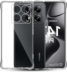 JACRON 全面保護Xiaomi 14T Pro 耐衝撃 ケース 柔軟 TPU カバー 四隅がエアクッション構造 全透明 散熱加工 黄変しにくい ワイヤレス充電対応 薄型 軽量 携帯便利 スマホケース クリア(90M-DLD-KI415)のサムネイル
