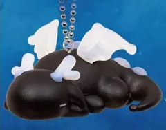 【中古】キーホルダー おやすみ パール・ブラック 「プチドラゴン マスコットボールチェーン」