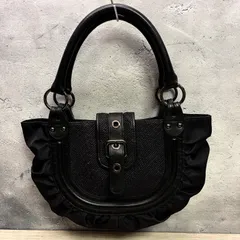 ✨BURBERRY BLUE LABEL ブルーレーベル バッグ✨ ブラック ハンドバッグ トート レディース ナイロン×レザー 美品 上品 高級感 Monoriva SELECT