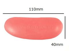 ゴムゴテ 超ソフト 中 110×40ｍｍ P7276 POTTERYCRAFTS 陶芸用 ポタリークラフト 陶芸 陶芸教室 こて コテ