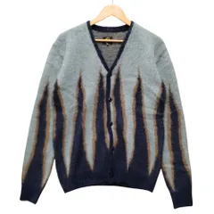 Needles モヘアカーディガン フレイム ニードルズ Needles - needles 20aw モヘア カーディガン フレイム ブルー Mの通販