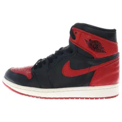 NIKE (ナイキ) 2016年 AIR JORDAN 1 RETRO HIGH OG BANNED BRED 555088-001 エアジョーダン1 レトロ ハイ オージー バーンド ブレッド ハイカットスニーカー US7.5/25.5cm