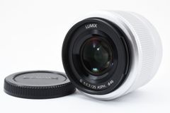 ★極上品★パナソニック Panasonic LUMIX G 25mm F1.7 ASPH. シルバー ★ L880#1791