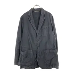 ジャーナルスタンダード コットン テーラードジャケット M ネイビー JOURNAL STANDARD メンズ 古着 【240404】