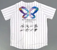【中古】衣料雑貨 FANTASTICS ベースボールシャツ ホワイト フリーサイズ 「FANTASTICS LIVE TOUR 2025 “BUTTERFLY EFFECT” -FLY WITH YOU-」 プレミアムチケット特典