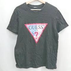 ◇ ⊂ GUESS ゲス 長袖 Tシャツ サイズXL ブラック レディース E  【1502200008569】