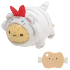 【中古】ぬいぐるみ えびふらいのしっぽ(ホワイトタイガー) てのりぬいぐるみ すみっコぐらしコレクション すみっコアニマルパーク 「すみっコぐらし」