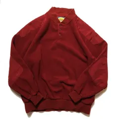 90's 00's カベラス ヘンリーネック フリース スエット (XL) エンジ系 キャップショルダー 90年代 旧タグ オールド アウトドア Cabela's　アメリカ古着 USED  ビンテージ ヴィンテージ