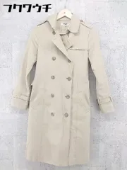 ◇ ◎ NATURAL BEAUTY BASIC ウエストベルト ライナー付き 長袖 トレンチ コート サイズS ベージュ系 レディース 【中古】 【1002802495656】