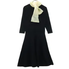 ZARA ザラ 長袖 ロングワンピース M ブラック レディース 古着