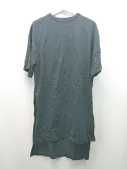 ◇ JOURNAL STANDARD ラウンドネック 無地 シンプル ロング 半袖 tシャツ 表記なし ブラック メンズレディース E  【1310300009634】