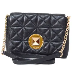 ケイトスペード バッグ katespade レザー キルティング ターンロック 斜め掛け ミニ チェーン ショルダー バッグ ブラック3589