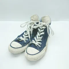 ◇ Θ CONVERSE コンバース ALL STAR オールスター1SC770 ハイカットスニーカー サイズ23.5 ネイビー系 レディース E  【1410290060469】