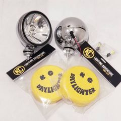 KC HILITES カバー 汎用フォグランプ LED バルブ ワークライトバー 改良版（カバーがキツめにハマる様になりました） 新品未使用 KC  HILITES フォグカバー フォグランプ2個セット