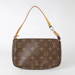 ルイヴィトン Louis Vuitton ハンドバッグ ポシェット アクセソワール ブラウン ランク SA