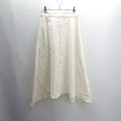 ◇ ⊂ UNITED ARROWS ユナイテッドアローズ ロング フレア スカート サイズ36 アイボリー レディース E  【1503060017524】