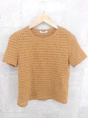 ◇ ZARA Trafaluc ザラトラファルック 半袖 Tシャツ カットソー Ｍ ブラウン * 