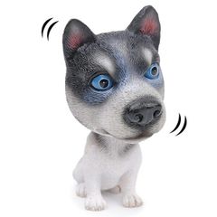 シベリアンハスキー ボビングヘッド フィギュア 高さ11cm