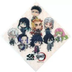 【中古】雑貨 柱 コラボシート 「無添くら寿司×鬼滅の刃」 コラボメニュー注文特典