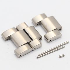 純正・1個】オメガ 駒 18mm シルバー 連結ピン付（パイプなし）OMEGA 