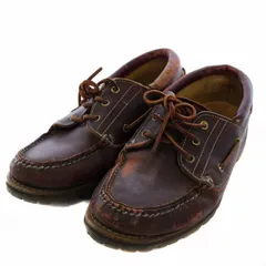 ダナー DANNER WALKING SHOES ウォーキングシューズ デッキシューズ レザー 8 ブラウン D6900 /BMのサムネイル