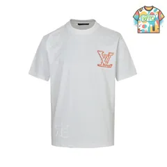 【今日WTO】Louis Vuitton 25ss バックロゴプリント T シャツ（300g ダブルヤーン生地）-QX49