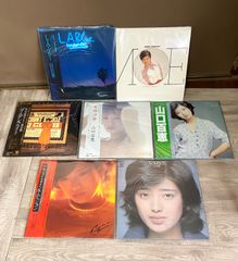 邦楽　山口百恵　LP レコード計7枚【ゴールデン・フライト/曼珠沙華/プレイバック/ア・フェイス・イン・アビジョン/「山口百恵」のすべて/LAブルー/歌い継がれてゆく歌のように】