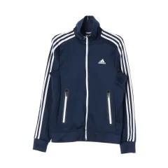 XL adidas(アディダス) ネイビー 3本線 ジャケット トラックトップス ジャージ ジップアップジャケット