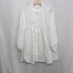 ◇ ⊂ CISCOAT/ 長袖 シャツ サイズF ホワイト レディース E  【1410290027295】