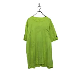 Dickies 半袖 無地 Tシャツ ディッキーズ 2XL ネオンイエロー ポケット ビッグサイズ 古着卸 アメリカ仕入 a604-5360