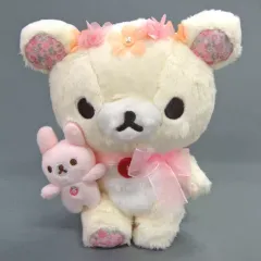 【中古】ぬいぐるみ コリラックマ(ピンク) おすわりぬいぐるみ 「リラックマ」 リラックマストア限定